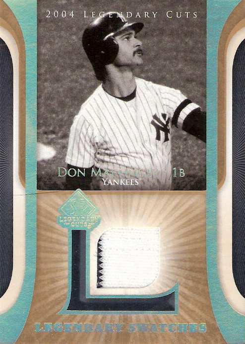 2004 SP Legendary Cuts Legendary Swatches #DM Don Mattingly Jsy