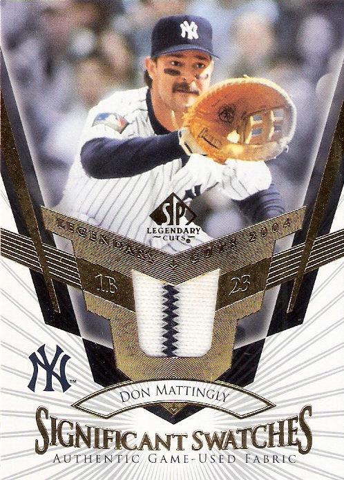 2004 SP Legendary Cuts Significant Swatches #MA Don Mattingly Jsy