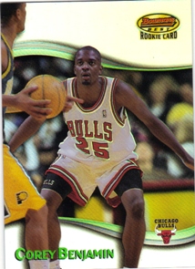 1998-99 Bowman's Best Refractors #124 Corey Benjamin