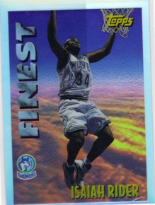1995-96 Topps Mystery Finest Refractors #M21 Isaiah Rider