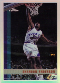 1997-98 Topps Chrome Refractors #55 Shandon Anderson