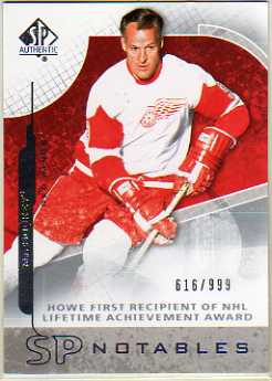 2008-09 SP Authentic #113 Gordie Howe N