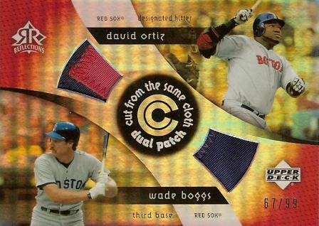 2005 Reflections Cut From the Same Cloth Dual Patch #OB David Ortiz/Wade Boggs