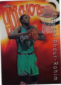 1997-98 Topps Chrome Season's Best Refractors #SB28 Shareef Abdur-Rahim