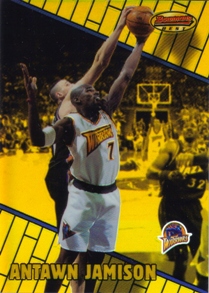 1999-00 Bowman's Best Refractors #63 Antawn Jamison