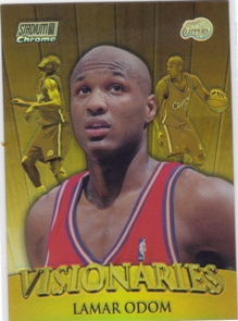 1999-00 Stadium Club Chrome Visionaries Refractors #V4 Lamar Odom