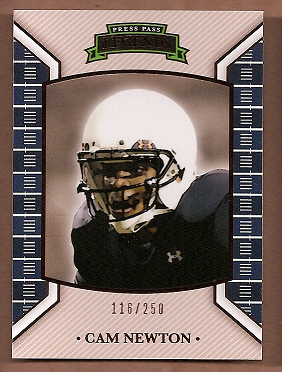 2011 Press Pass Legends Bronze #2 Cam Newton