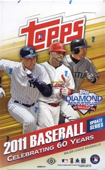 2011 Topps Baseball Update Series Factory Sealed HOBBY Box - 1 Autograph Or Relic Card Per Box + A Derek Jeter - In Stock Now    
