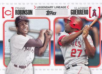 2010 Topps Legendary Lineage #LL22 Frank Robinson/Vladimir Guerrero