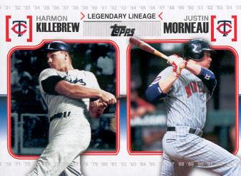 2010 Topps Legendary Lineage #LL40 Harmon Killebrew/Justin Morneau