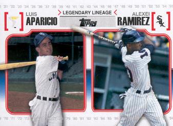 2010 Topps Legendary Lineage #LL46 Luis Aparicio/Alexei Ramirez