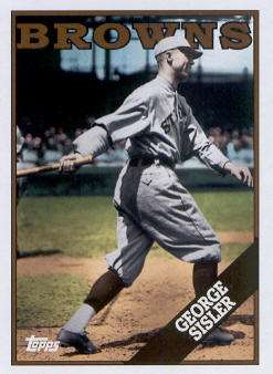 2010 Topps Vintage Legends Collection #VLC5 George Sisler