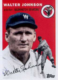 2010 Topps Vintage Legends Collection #VLC8 Walter Johnson