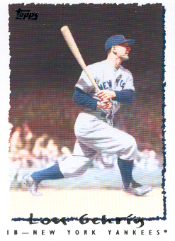 2010 Topps Vintage Legends Collection #VLC38 Lou Gehrig
