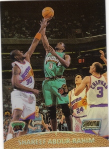 1999-00 Stadium Club Chrome Previews Refractors #SCC5 Shareef Abdur-Rahim
