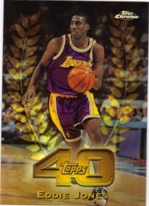 1997-98 Topps Chrome Topps 40 Refractors #T12 Eddie Jones