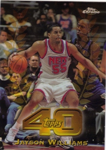 1997-98 Topps Chrome Topps 40 Refractors #T16 Jayson Williams