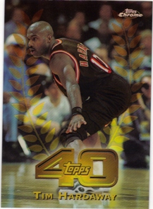 1997-98 Topps Chrome Topps 40 Refractors #T19 Tim Hardaway