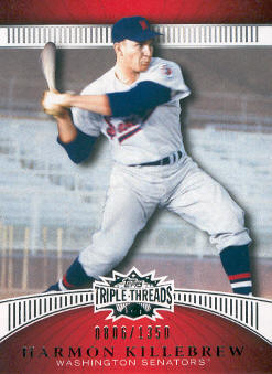 2010 Topps Triple Threads #2 Harmon Killebrew