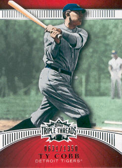 2010 Topps Triple Threads #24 Ty Cobb