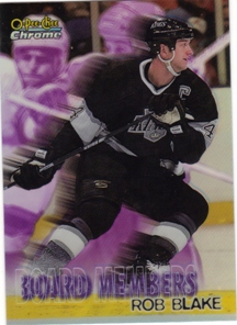 1998-99 OPC Chrome Board Members Refractors #B11 Rob Blake