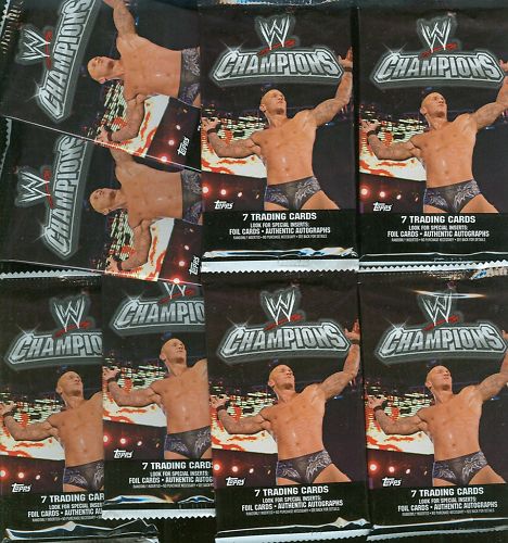 2 PACK LOT : 2011 Topps WWE Champions Wrestling Factory Sealed Hobby Box
