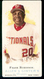 2006 Topps Allen and Ginter Mini Black #300 Frank Robinson MG
