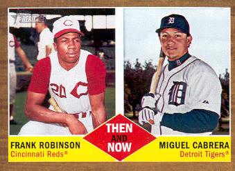 2011 Topps Heritage Then and Now #TN2 Frank Robinson/Miguel Cabrera