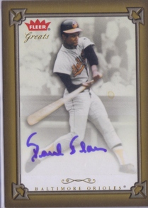 2004 Greats of the Game Autographs #PB Paul Blair G1