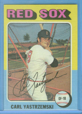 1975 Topps #280 Carl Yastrzemski