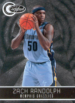 2010-11 Totally Certified #36 Zach Randolph