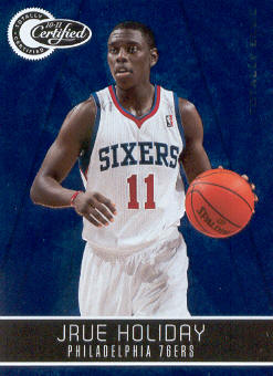 2010-11 Totally Certified Blue #3 Jrue Holiday