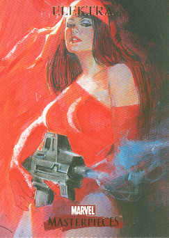 2007 Marvel Masterpieces #28 Elektra