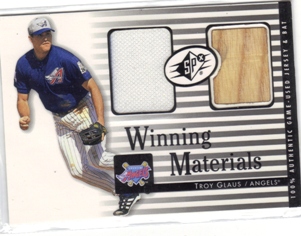 2000 SPx Winning Materials #GL T.Glaus Bat-Jsy