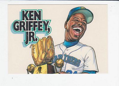 1994 Alrak Griffey Jr. Taco Time #1 Ken Griffey Jr./1990 First Gold Glove