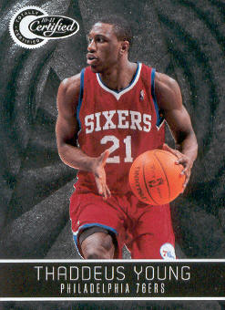 2010-11 Totally Certified #4 Thaddeus Young