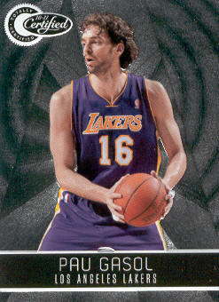 2010-11 Totally Certified #70 Pau Gasol