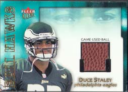 2001 Ultra Ball Hawks Duce Staley
