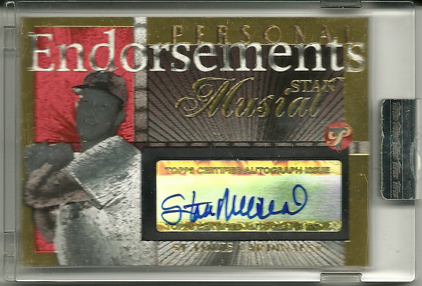 2005 Topps Pristine Legends Personal Endorsements Gold #SM Stan Musial