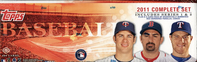 2011 Topps Baseball Hobby Factory Sealed Set ~ 665 Cards front image