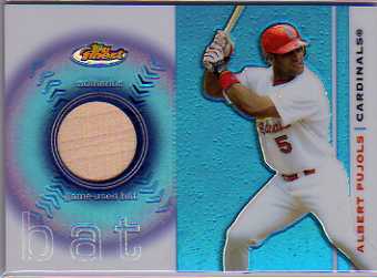 2003 Finest Bat Relics #AP Albert Pujols I