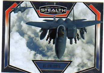 2011 Press Pass Stealth U.S. Military #USAF Air Force