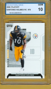 2006 Playoff NFL Playoffs #78 Santonio Holmes RC