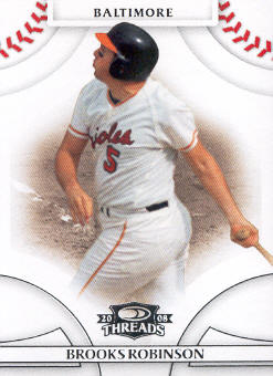 2008 Donruss Threads #3 Brooks Robinson