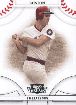 2008 Donruss Threads #12 Fred Lynn
