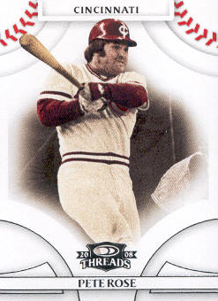 2008 Donruss Threads #21 Pete Rose