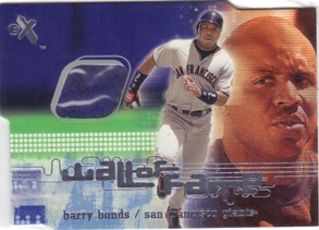 2001 E-X Wall of Fame #2 Barry Bonds