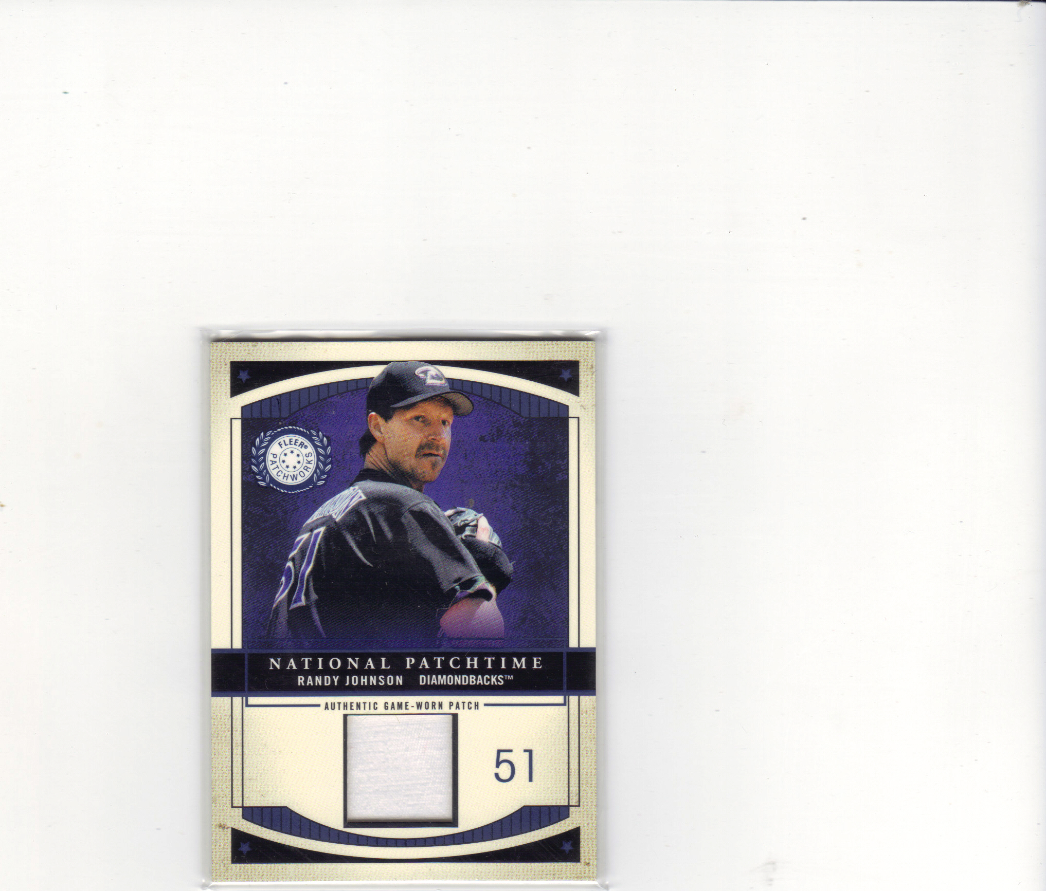 2003 Fleer Patchworks National Patchtime 300 #RJ2 Randy Johnson