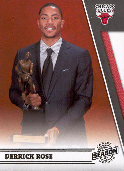 2010-11 Panini Season Update #198 Derrick Rose