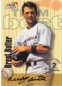 1998 Best Autographs Signature Series #6 Brent Butler